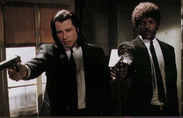Pulp Fiction: Jules and Vincent at work